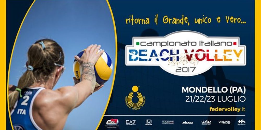 A Mondello i big del beach volley per la terza tappa del Campionato Italiano 2017